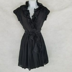 Forever 21 XXI wrap dress with ruffles